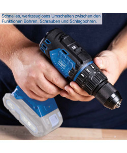 Scheppach BC-CD60-X Κρουστικο Δραπανοκατσάβιδο Μπαταρίας 20V Solo