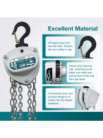 Παλάγκο αλυσίδας  TOYO 0.5 τόνο - 5 μέτρα αλυσίδα PROFI