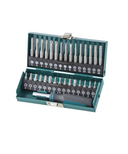 Wolfcraft 1386000 Μύτες δραπανοκατσάδιου σε μεταλλική κασετίνα (σετ 31 τεμ.)