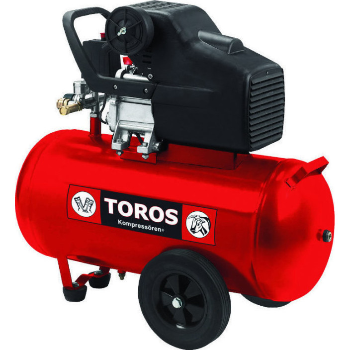 Αεροσυμπιεστής Μονομπλόκ Toros TM 50LT/2.5HP )+ΔΩΡΟ ΓΑΝΤΙΑ