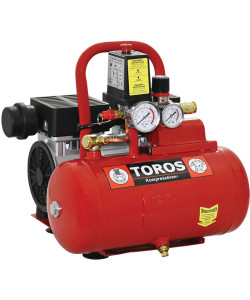 TOROS ΑΕΡΟΣΥΜΠΙΕΣΤΗΣ ΜΟΝΟΜΠΛΟΚ OIL FREE SILENT 6LT 0.75HP 40150