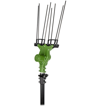 ΑΓΓΕΛΗΣ AMOLIVO ALL CARBON Τηλεσκοπικό Ελαιοραβδιστικό Διπλής Χτένας