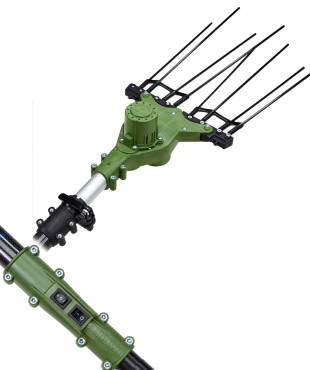 ΑΓΓΕΛΗΣ AMOLIVO ALL CARBON Τηλεσκοπικό Ελαιοραβδιστικό Διπλής Χτένας