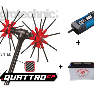 ΣΕΤ ΕΛΑΙΟΡΑΒΔΙΣΤΙΚO AGROTECHNIC x.QUATTRO CF+ ΜΠΑΤΑΡΙΑ MITSUBA D80-80Ah+ ΨΗΦΙΑΚΟ ΦΟΡΤΙΣΤΗ