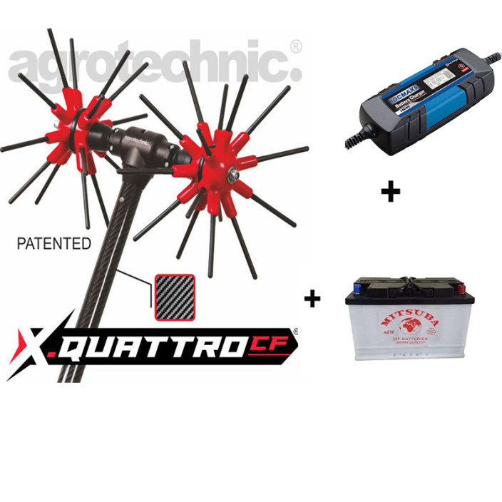 ΣΕΤ ΕΛΑΙΟΡΑΒΔΙΣΤΙΚO AGROTECHNIC x.QUATTRO CF+ ΜΠΑΤΑΡΙΑ MITSUBA D80-80Ah+ ΨΗΦΙΑΚΟ ΦΟΡΤΙΣΤΗ