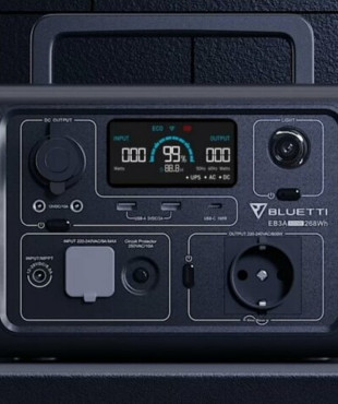 BLUETTI ΣΤΑΘΜΟΣ ΗΛΕΚΤΡΟΠΑΡΑΓΩΓΗΣ EB3A ΜΕ ΧΩΡΗΤΙΚΟΤΗΤΑ 268 WH ΚΑΙ ΔΥΝΑΜΗ 600 W