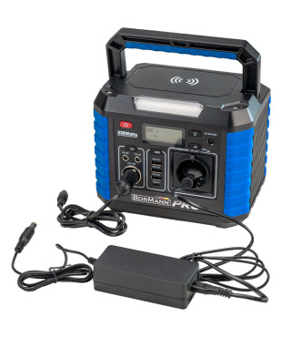 BORMANN Pro BBC5010 Power Station 330W, 288Wh/27000Mah, 12V/24V, Ac, Dc,Type C, Usb-A