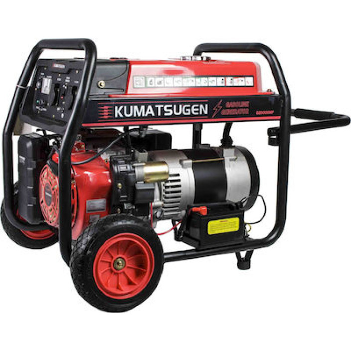 KUMATSUGEN ΓΕΝΝΗΤΡΙΑ ΒΕΝΖΙΝΗΣ 9,0KVA/18HP ΜΕ ΜΙΖΑ ΚΑΙ ΜΠΑΤΑΡΙΑ 014720
