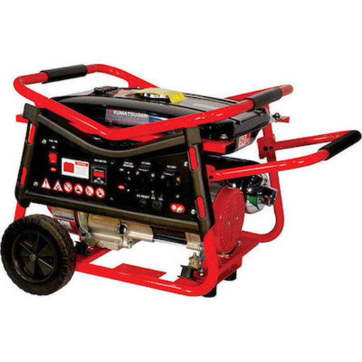KUMATSUGEN GB3700P ΓΕΝΝΗΤΡΙΑ ΒΕΝΖΙΝΗΣ ΤΕΤΡΑΧΡΟΝΗ ΜΕ ΡΟΔΕΣ ΚΑΙ ΜΕΓΙΣΤΗ ΙΣΧΥ 3.5kVA