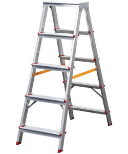 BHL9040 ΣΚΑΛΑ ΑΛΟΥΜΙΝΙΟΥ ΔΙΠΛΗ 5+5 BORMANN PRO 051411