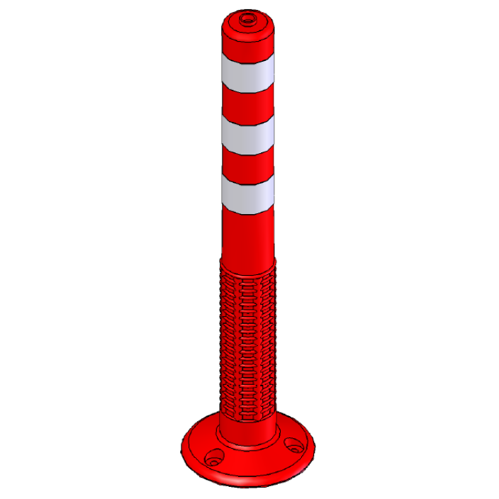 DOORADO ΕΥΚΑΜΠΤΟ ΚΟΛΩΝΑΚΙ PU 75CM PARK-DH-FP-80-M