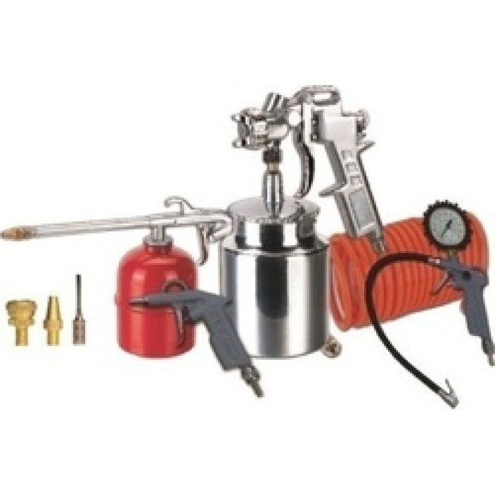 Κιτ πιστολιών αέρος Bulle (πιστόλι βαφής κάτω δοχείο) 5 τεμαχίων (66524)