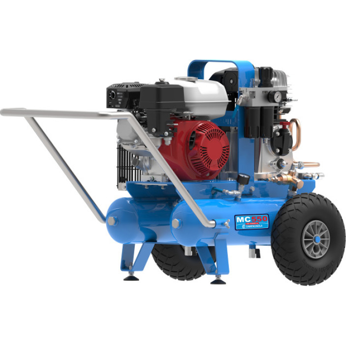 ΑΕΡΟΣΥΜΠΙΕΣΤΗΣ ΒΕΝΖΙΝΗΣ CAMPAGNOLA MC550 Honda GX200 5.5 HP ΤΡΟΧΗΛΑΤΟΣ