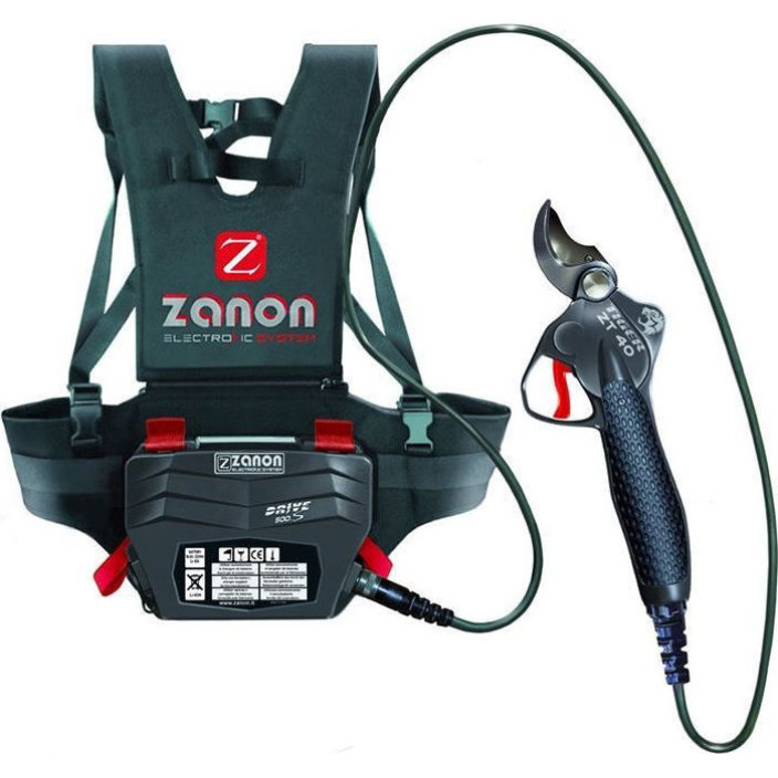 Ψαλίδι Μπαταρίας Κλαδέματος - Κοπής Έως 38mm (Με Εξάρτυση Και Μία Μπαταρία) Zanon Tiger SV38-300S+ΔΩΡΟ