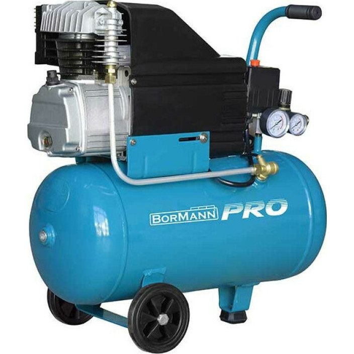 Αεροσυμπιεστής λαδιού μονομπλόκ Bormann 2,5hp 24lt BAT5020 030799