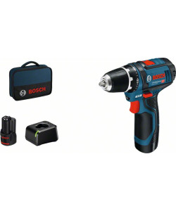 BOSCH GSR 12V-15 PROFESSIONAL ΔΡΑΠΑΝΟΚΑΤΣΑΒΙΔΟ ΜΠΑΤΑΡΙΑΣ ΜΕ 2 ΜΠΑΤΑΡΙΕΣ ΚΑΙ ΦΟΡΤΙΣΤΗ (060186810F)
