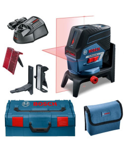 BOSCH - GCL 2-50C PROFESSIONAL ΛΕΪΖΕΡ ΓΡΑΜΜΩΝ ΜΕ ΒΑΣΗ ΣΤΗΡΙΞΗΣ RM2 ΣΕ L-BOXX (1X2.0AH) 0601066G03+ΔΩΡΟ ΓΑΝΤΙΑ Η ΓΥΑΛΙΑ