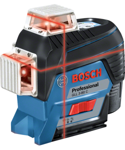 BOSCH ΓΡΑΜΜΙΚΟ ΛΕΪΖΕΡ GLL 3-80 C PROFESSIONAL 0601063R01+ΔΩΡΟ