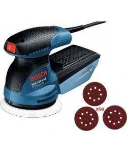 BOSCH - GEX 125-1 AE ΕΚΚΕΝΤΡΟ ΤΡΙΒΕΙΟ PROFESSIONAL ΚΑΙ 50 ΦΥΛΛΑ ΛΕΙΑΝΣΗΣ ΣΕ ΒΑΛΙΤΣΑ ΜΕΤΑΦΟΡΑΣ 0615990CY3+ΔΩΡΟ