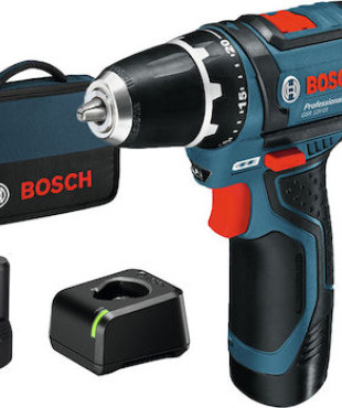 Bosch - Δραπανοκατσάβιδο GSR 12V-15 Professional 0615990GB0 + Δώρο γάντια