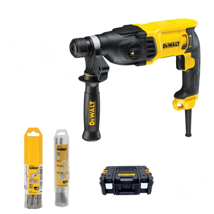 DEWALT D25133K1 ΠΙΣΤΟΛΕΤΟ SDS-PLUS 800W 2.6J ΜΕ ΕΞΑΡΤΗΜΑΤΑ