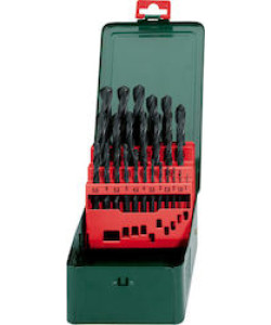 Τρυπάνια Μετάλλου 1.5-13mm 25τμχ  METABO HSS-R  (627152000)