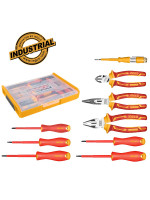 ΕΠΑΓΓΕΛΜΑΤΙΚΟ ΣΕΤ 9 ΤΕΜ ΕΡΓΑΛΕΙΩΝ ΗΛΕΚΤΡΟΛΟΓΟΥ HKTV01H091 INGCO