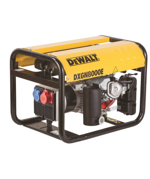 DEWALT Επαγγελματική Τριφασική Γεννήτρια βενζίνης 7.0 kVA, 11.7 Hp DXGN8000E+ΔΩΡΟ