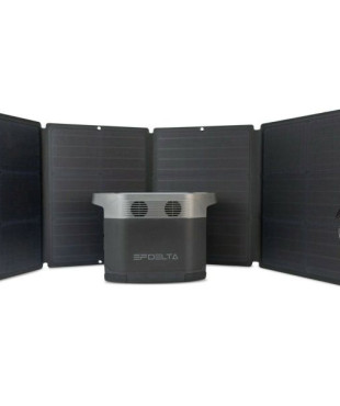 ECOFLOW DELTA 1300W + 110W SOLAR PANEL = PORTABLE BATTERY GENERATOR/POWER BACKUP ΓΕΝΝΗΤΡΙΑ ΜΠΑΤΑΡΙΑΣ ΜΕ ΗΛΙΑΚΟ ΠΑΝΕΛ