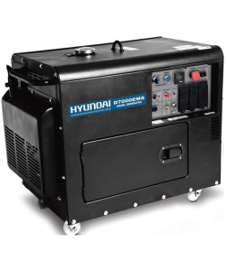 HYUNDAI D7000ETS ΓΕΝΝΗΤΡΙΑ ΠΕΤΡΕΛΑΙΟΥ TΡΙΦΑΣΙΚΗ ΑΘΟΡΥΒΗ 7KVA ΜΕ ΜΙΖΑ & ΜΠΑΤΑΡΙΑ 40C23 -