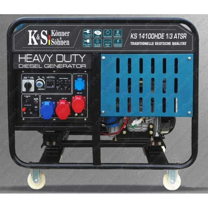 KS 14100HDE 1/3 ATSR ΓΕΝΝΗΤΡΙΑ ΠΕΤΡΕΛΑΙΟΥ "KÖNNER & SÖHNEN" 14KVA+ΔΩΡΟ