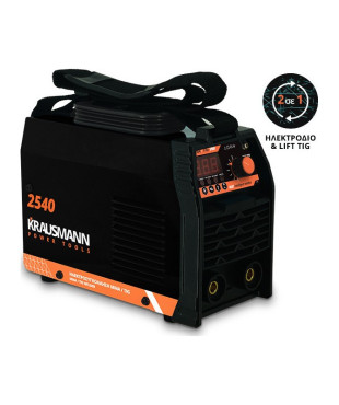 KRAUSMANN 2540 ΗΛΕΚΤΡΟΣΥΓΚΟΛΛΗΣΗ INVERTER MMA-TIG IGBT 160A
