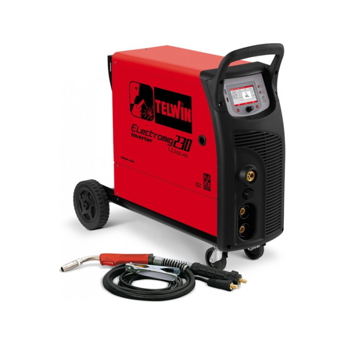 Ηλεκτροσυγκόλληση Σύρματος INVERTER ELECTROMIG 230 WAVE TELWIN 816060+ΔΩΡΟ ΠΟΛΥΕΡΓΑΛΕΙΟ