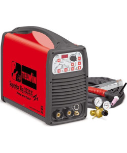TELWIN SUPERIOR TIG 322 AC/DC HF/LIFT ΗΛΕΚΤΡΟΚΟΛΛΗΣΗ ΣΥΡΜΑΤΟΣ 400V+ΔΩΡΟ ΠΟΛΥΕΡΓΑΛΕΙΟ