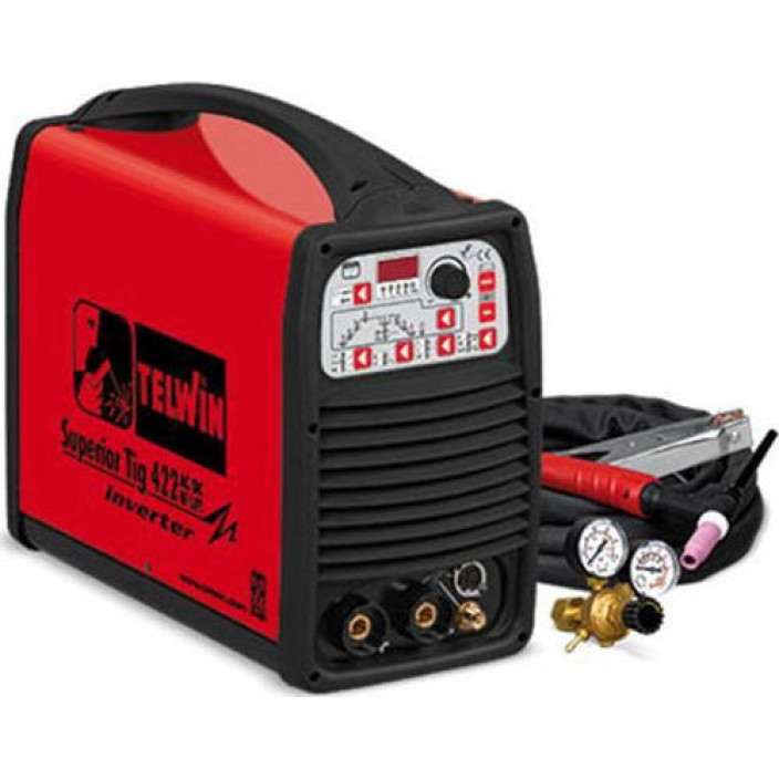 TELWIN SUPERIOR TIG 422 AC/DC-HF/LIFT ΗΛΕΚΤΡΟΚΟΛΛΗΣΗ ΣΥΡΜΑΤΟΣ 400V+ΔΩΡΟ ΠΟΛΥΕΡΓΑΛΕΙΟ