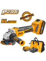 Επαγγελματικός Γωνιακός Τροχός Μπαταρίας 20V Li-Ion CAGLI11522 INGCO