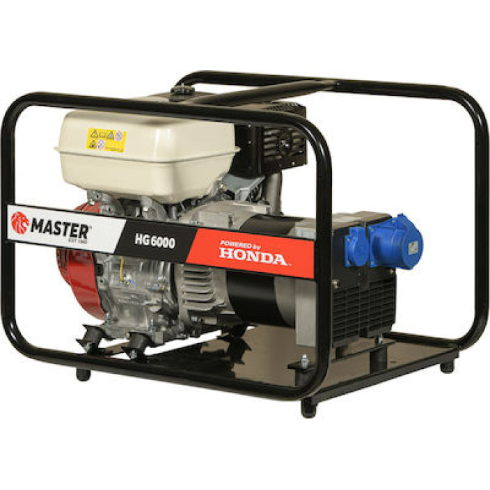 Γεννήτρια βενζίνης μονοφασική MASTER HONDA HG 6000 (HG6000)