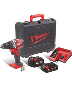 MILWAUKEE M18  BLPDRC-422C   ΚΡΟΥΣΤΙΚΟ ΔΡΑΠ/ΒΙΔΟ BRUSHLESS ΜΕ 1x4.0Ah+1x2.0Ah