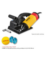 REMS Krokodil 180, ΑΡΜΟΚΟΦΤΗΣ με ΔΔ 180mm BASIC-PACK 185X03+ΔΩΡΟ ΓΩΝΙΑΚΟΣ ΤΡΟΧΟΣ