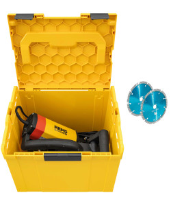 REMS Krokodil 180, ΑΡΜΟΚΟΦΤΗΣ με ΔΔ 180mm BASIC-PACK 185X07+ΔΩΡΟ ΓΩΝΙΑΚΟΣ ΤΡΟΧΟΣ