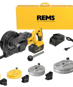 REMS Akku-Curvo 22 V Σετ 15-18-22-28 – Κάμψη σωλήνων χωρίς πτυχώσεις έως Ø 40 mm, 180°. 580053+ΔΩΡΟ