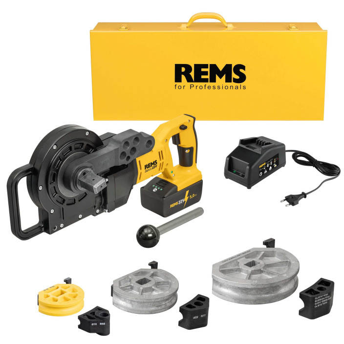 REMS Akku-Curvo 22 V Σετ 15-22-28 – Κάμψη σωλήνων χωρίς πτυχώσεις έως Ø 40 mm, 180°. 580059 + ΔΩΡΟ