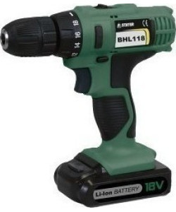 Δραπανοκατσάβιδο Λιθίου 1.3Ah 18V BHL 118 K  STAYER   (BHL118K)