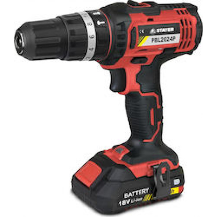 Κρουστικό Δραπανοκατσάβιδο 18V PBL 2024 PK STAYER (PBL2024PK)