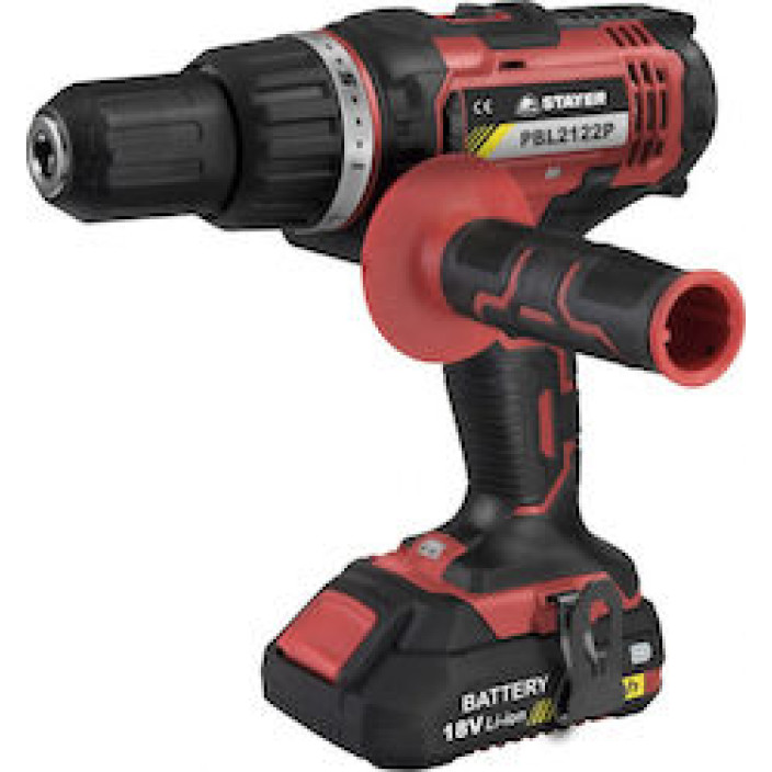 Κρουστικό Δραπανοκατσάβιδο 18V PBL 2122 PK  STAYER (PBL2122PK)