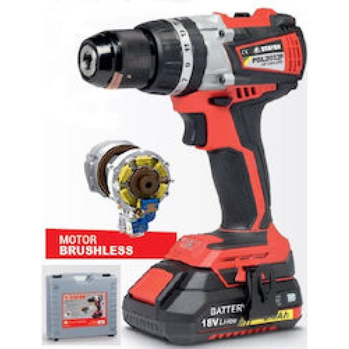 Κρουστικό Δραπανοκατσάβιδο Brushless 18V  PBL 2032 P BL STAYER (PBL2032PBL)