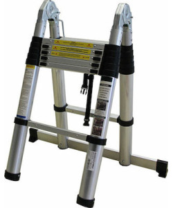 ΣΚΑΛΑ ΤΗΛΕΣΚΟΠΙΚΗ ΑΡΘΡΩΤΗ ΑΛΟΥΜΙΝΙΟΥ 14 ΣΚΑΛΙΑ 2.2+2.2m SOFT CLOSE