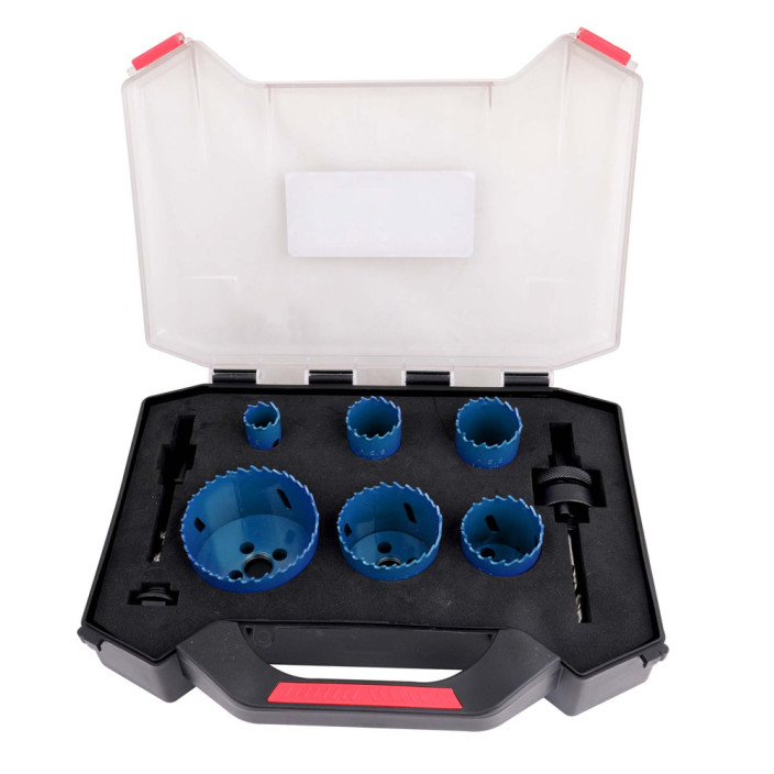 ΣΕΤ ΠΟΤΗΡΟΤΡΥΠΑΝΑ BI-METAL, 8τεμ, 20-68mm