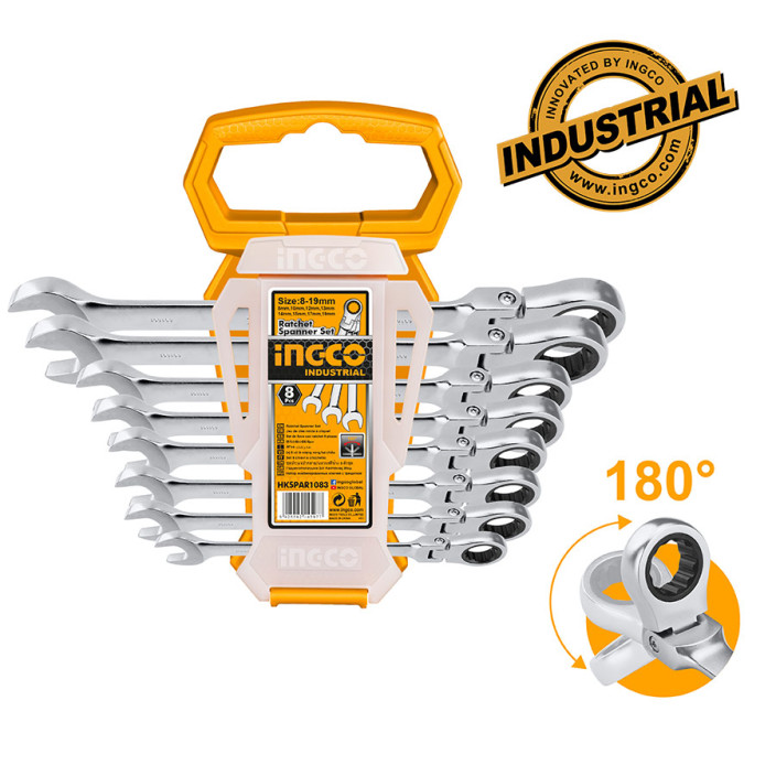 Σπαστά Γερμανοπολύγωνα Καστάνιας 8-19mm Σετ 8 τεμ.