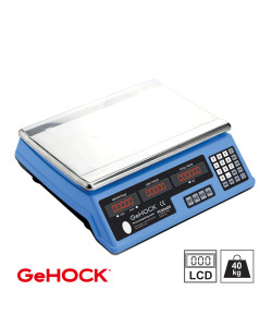 Ψηφιακή Επιτραπέζια Ζυγαριά έως 40kg Μπλε GeHOCK